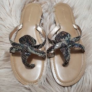 BCBGeneration snake skin sandals size 7.5